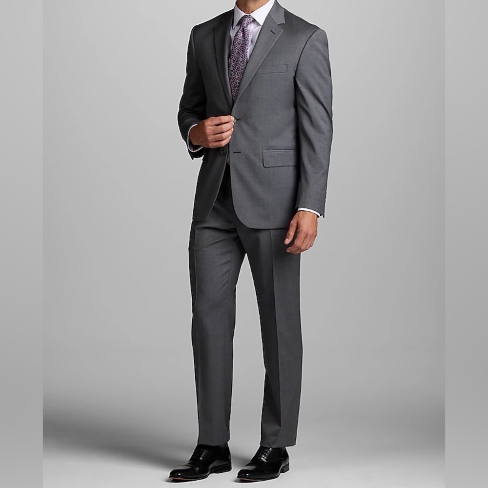 Jos A. Bank Men's Gray Suit